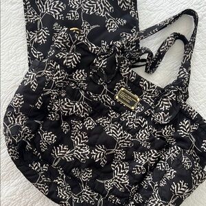 Marc By Marc Jacobs Black and White Floral Baby Bag